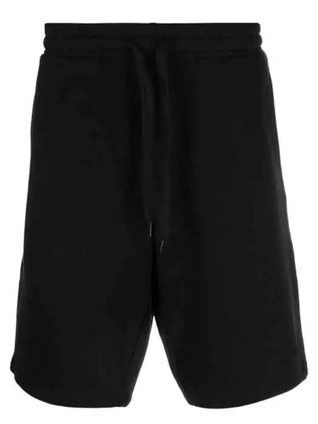 Men's Logo Drawstring Waist Track Shorts Black - A.P.C. - BALAAN 3