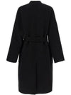 ERIS Belted Wool Coat Black 2425016011 013 - MAX MARA - BALAAN 3