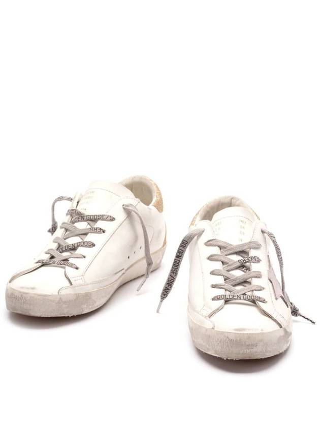 Golden Goose Super Star Leather Upper And Star Glitter Heel And Spur Shoes - GOLDEN GOOSE - BALAAN 2