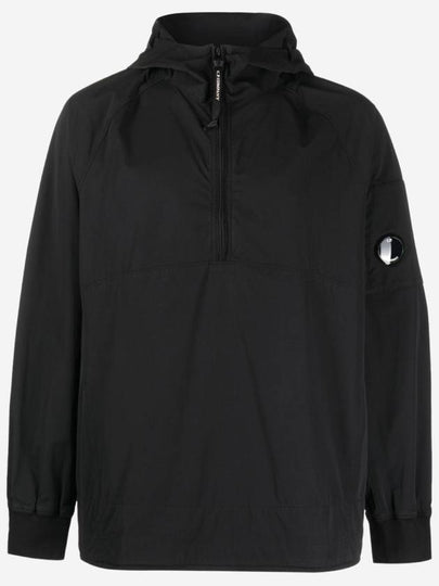 Lens Wappen Hooded Anorak Black - CP COMPANY - BALAAN 2