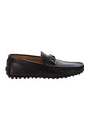 Men's City Gomino Leather Driving Shoes Black - TOD'S - BALAAN 1