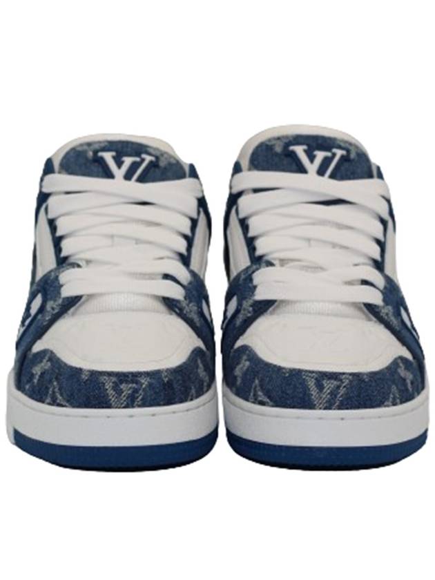 LV Trainer Low Top Sneakers Blue - LOUIS VUITTON - BALAAN 6