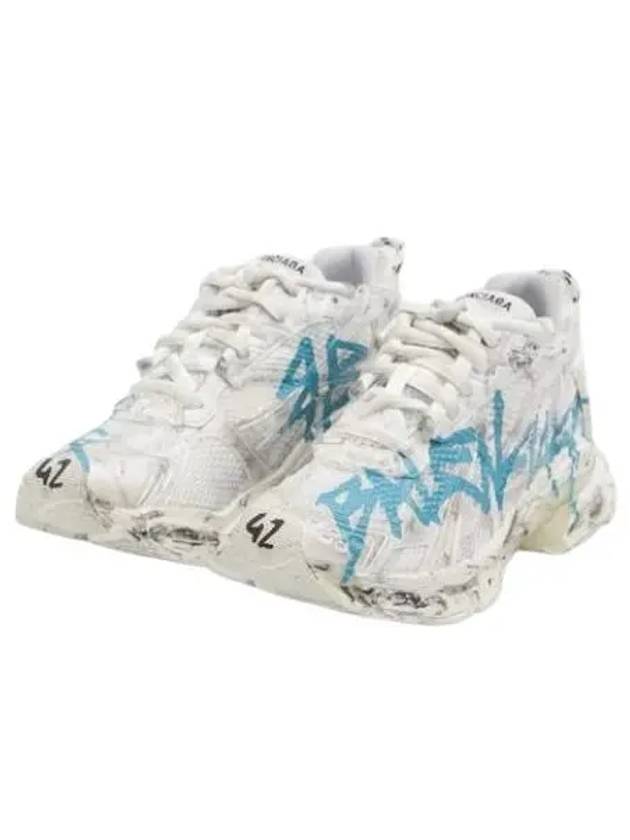 Runner Graffiti Lace Up Sneakers 772774W3RBQ - BALENCIAGA - BALAAN 2