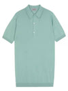 Adrian Cotton Polo Shirt Mint - JOHN SMEDLEY - BALAAN 2