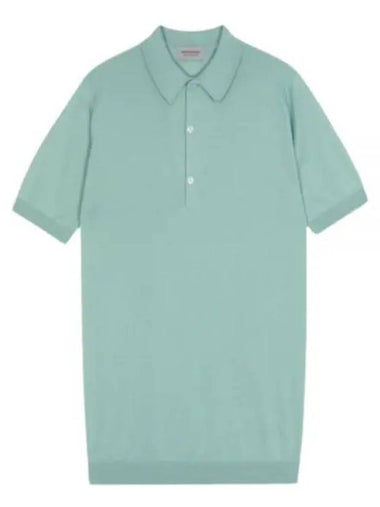 24 Adrian Mint Polo Knit - JOHN SMEDLEY - BALAAN 1