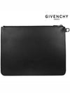 Big Logo Print Clutch Bag Black - GIVENCHY - BALAAN 4