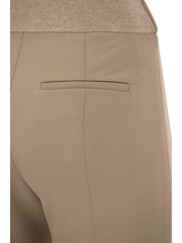 Peserico Stretch Gabardine Cigarette Trousers - PESERICO - BALAAN 4