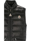 Logo gui down gillet padded vest black 1a10700 53029 999 - MONCLER - BALAAN 3