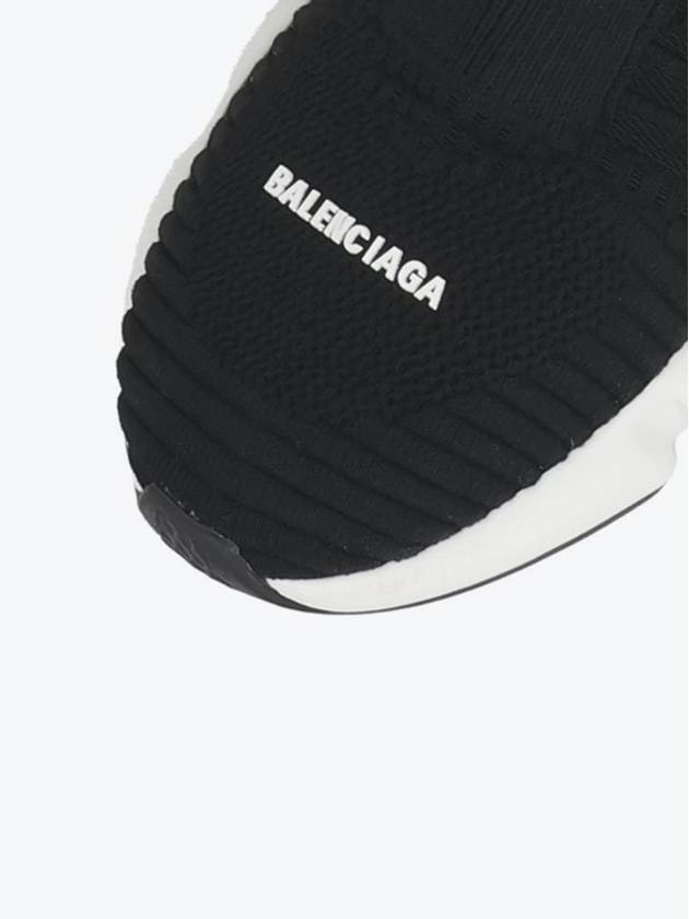 Kids Speed Lace-Up Sneakers White Black - BALENCIAGA - BALAAN 7