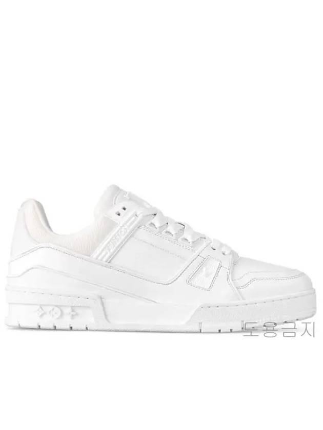 LV Trainer Low Top Sneakers White - LOUIS VUITTON - BALAAN 5