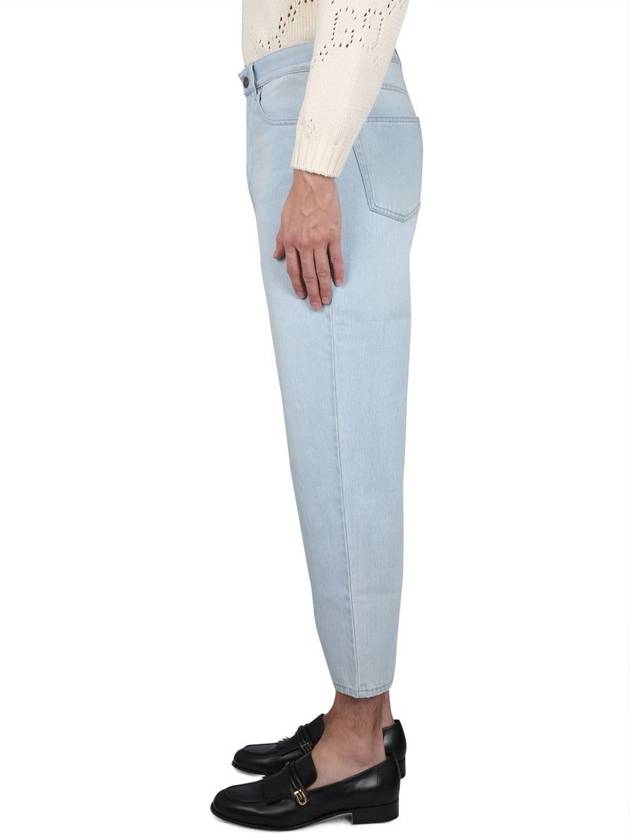 Men's Tapered Jeans Light Blue - GUCCI - BALAAN 4