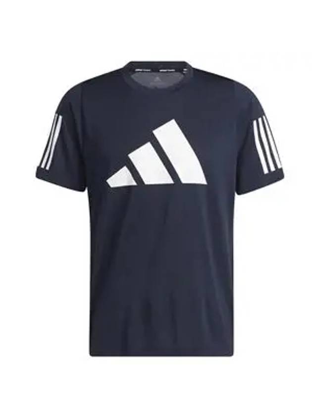 Free Lift 3 Bar Short Sleeve T-Shirt Navy - ADIDAS - BALAAN 2