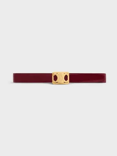 Frame Triomphe Reversible Medium Belt Light Burgundy White - CELINE - BALAAN 2