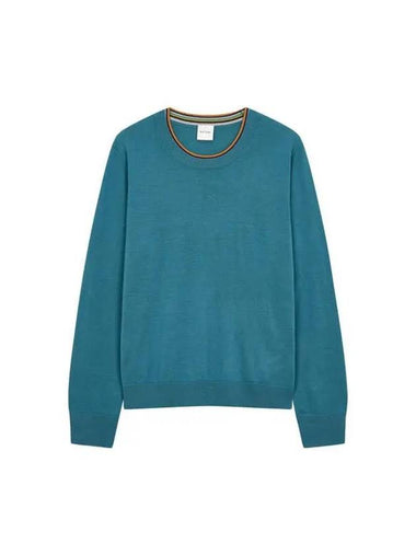 Women s Double Crewneck Wool Knit Dark Green - PAUL SMITH - BALAAN 1