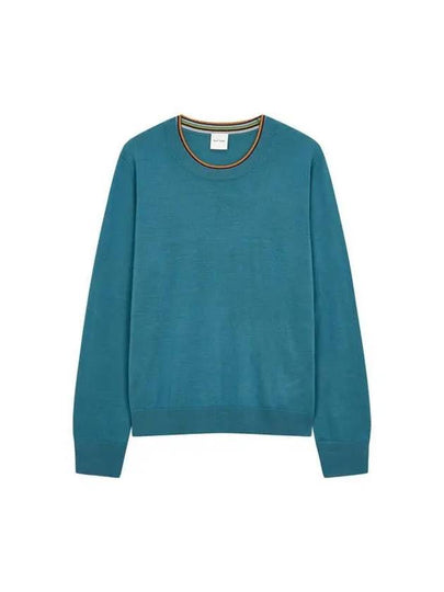 Women s Double Crewneck Wool Knit Dark Green - PAUL SMITH - BALAAN 1