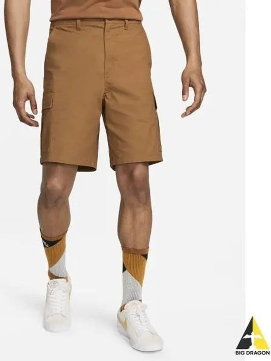 Club Woven Cargo Shorts M Light British Tan FN3518 281 - NIKE - BALAAN 1