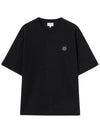 Bold Fox Head Patch Oversized Short Sleeve T-Shirt Black - MAISON KITSUNE - BALAAN 2