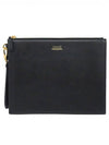 Women s Gucci 547613 Black Logo Print Strap Clutch gt Pouch Gangbuk used luxury goods - GUCCI - BALAAN 1