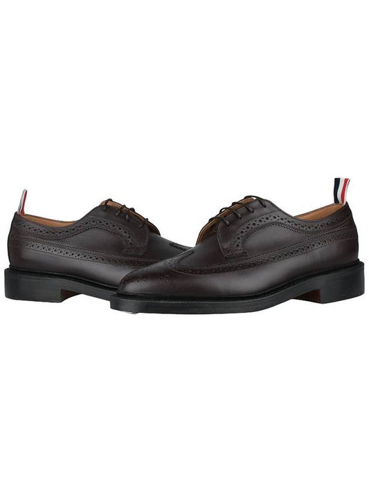 Men's Three Stripes Tab Classic Leather Brogue Brown - THOM BROWNE - BALAAN 2