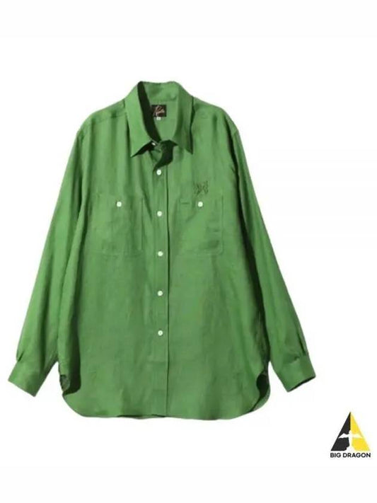 24 Work Shirt GREEN OT206 - NEEDLES - BALAAN 1