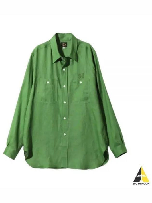 Work Shirt GREEN OT206 - NEEDLES - BALAAN 1