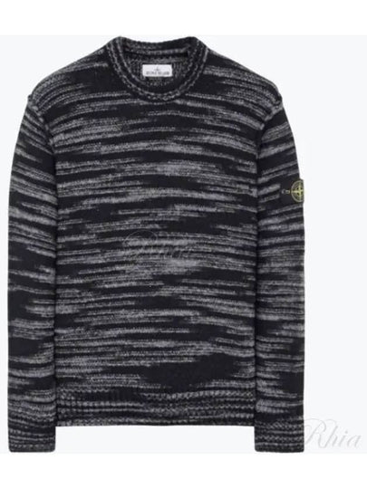 Wappen Patch Wool Knit Top Black - STONE ISLAND - BALAAN 2