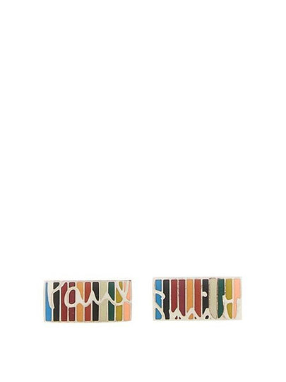 Signature Striped Logo Cufflinks - PAUL SMITH - BALAAN 2