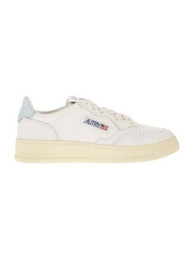 Medalist Light Blue Tab Low Top Sneakers White - AUTRY - BALAAN 1