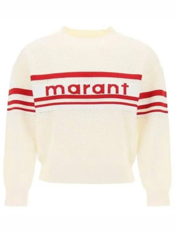 24 ARWEN PU0407FA B1L10E 23EC logo sweater - ISABEL MARANT - BALAAN 1