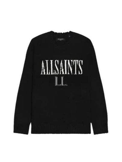 Men's Luca Saints Sweatshirt Black - ALLSAINTS - BALAAN 2