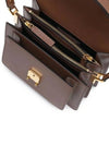 Trunk Medium Calfskin Shoulder Bag Brown - MARNI - BALAAN 7