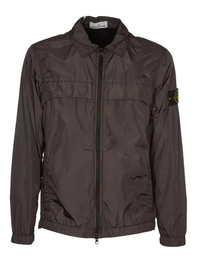 Garment Dyed Crinkle Reps R-NY Jacket Brown - STONE ISLAND - BALAAN 2