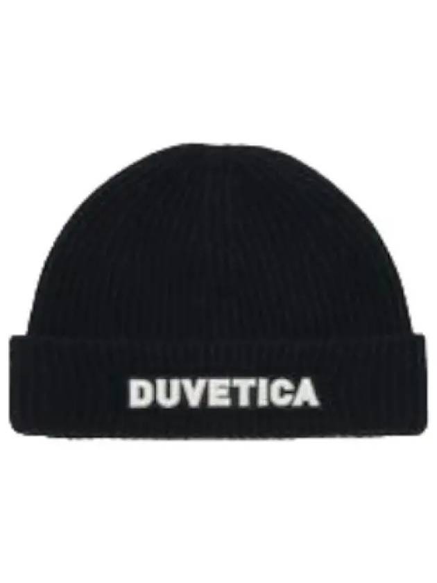 Sakero black beanie hat - DUVETICA - BALAAN 1