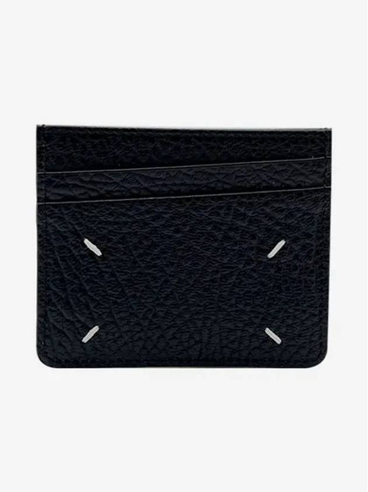 Four Stitch Card Wallet Black - MAISON MARGIELA - BALAAN 2