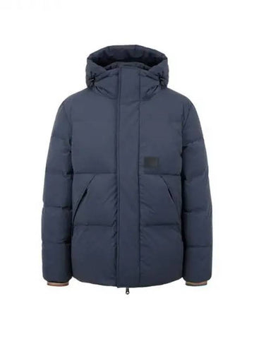 Striped trim duck down padded jacket dark indigo 271193 - PAUL SMITH - BALAAN 1