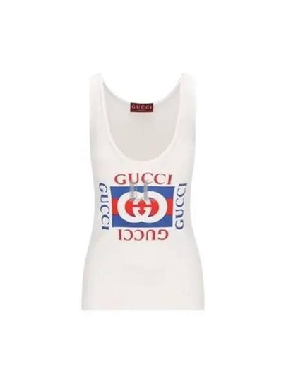 Logo Sleeveless White - GUCCI - BALAAN 2