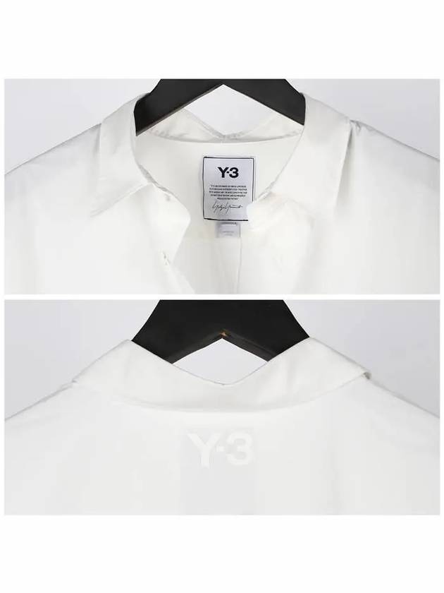 Chest Pocket Overshirt Long Sleeve Shirt White - Y-3 - BALAAN 5