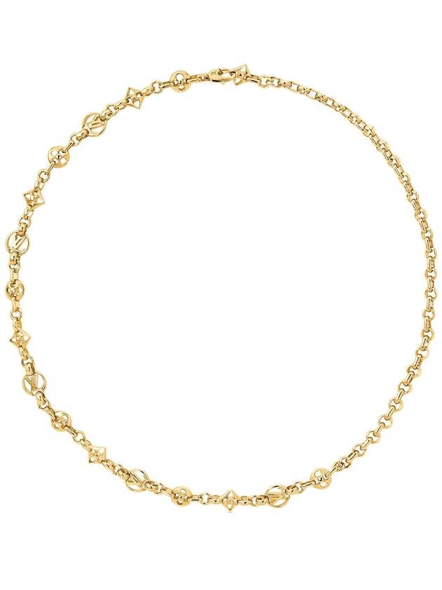 Crazy In Lock Necklace Gold - LOUIS VUITTON - BALAAN 2