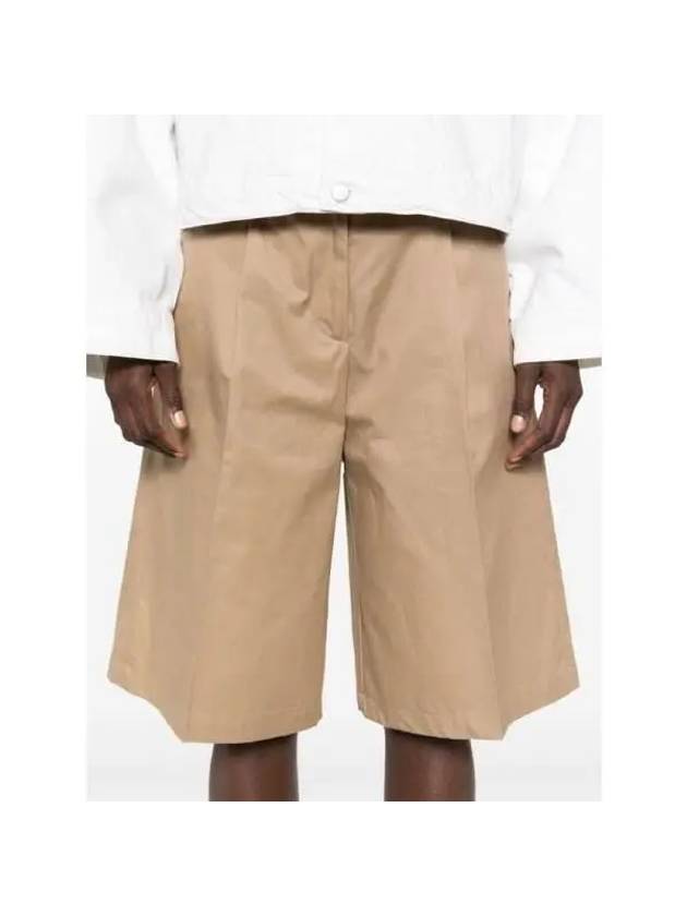 High Waist Tailored Shorts Sand - HERNO - BALAAN 6