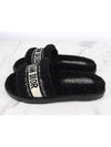 Shearling logo fur mule slippers 37 240 - DIOR - BALAAN 5