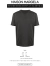 Men's Back Stitch Round Neck Short Sleeve T-Shirt Anthracite - MAISON MARGIELA - BALAAN 3