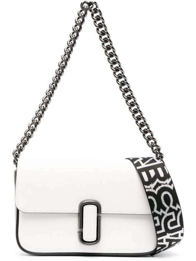 The J Mark Mini Shoulder Bag White Black - MARC JACOBS - BALAAN 2