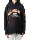 BB Logo Hoodie Black - BALENCIAGA - BALAAN 2