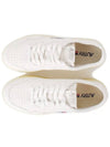 Medalist Goatskin Low Top Sneakers White - AUTRY - BALAAN 4