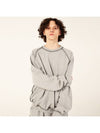 Unisex Reverse Stitch Sweatshirt Gray BAL10008 - RESPECT - BALAAN 2