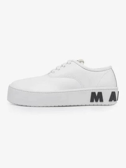 Maxi Logo Low Top Sneakers White - MARNI - BALAAN 2