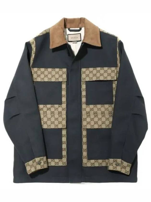 Cotton Canvas GG Supreme Jacket Men - GUCCI - BALAAN 1