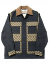 Cotton Canvas GG Supreme Jacket - GUCCI - BALAAN 1