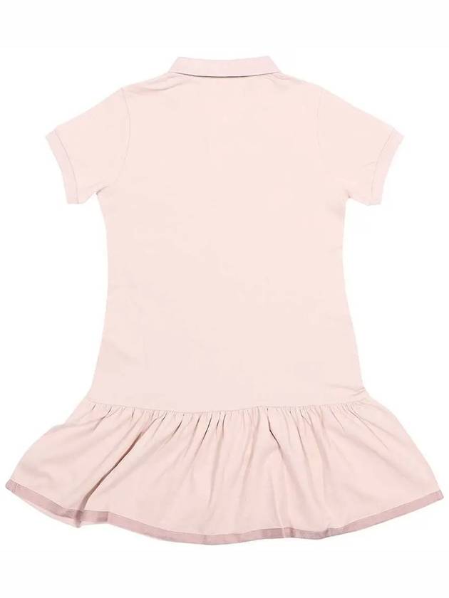 Kids Logo Patch Dress Pink 8I000 11 8496F 514 - MONCLER - BALAAN 3