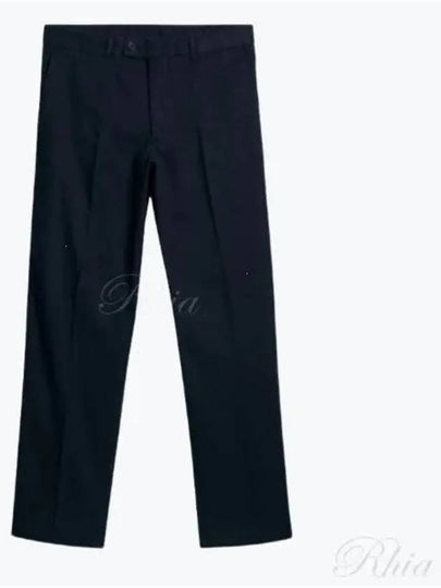 Lois Linen Stretch Straight Pants Navy - J.LINDEBERG - BALAAN 2